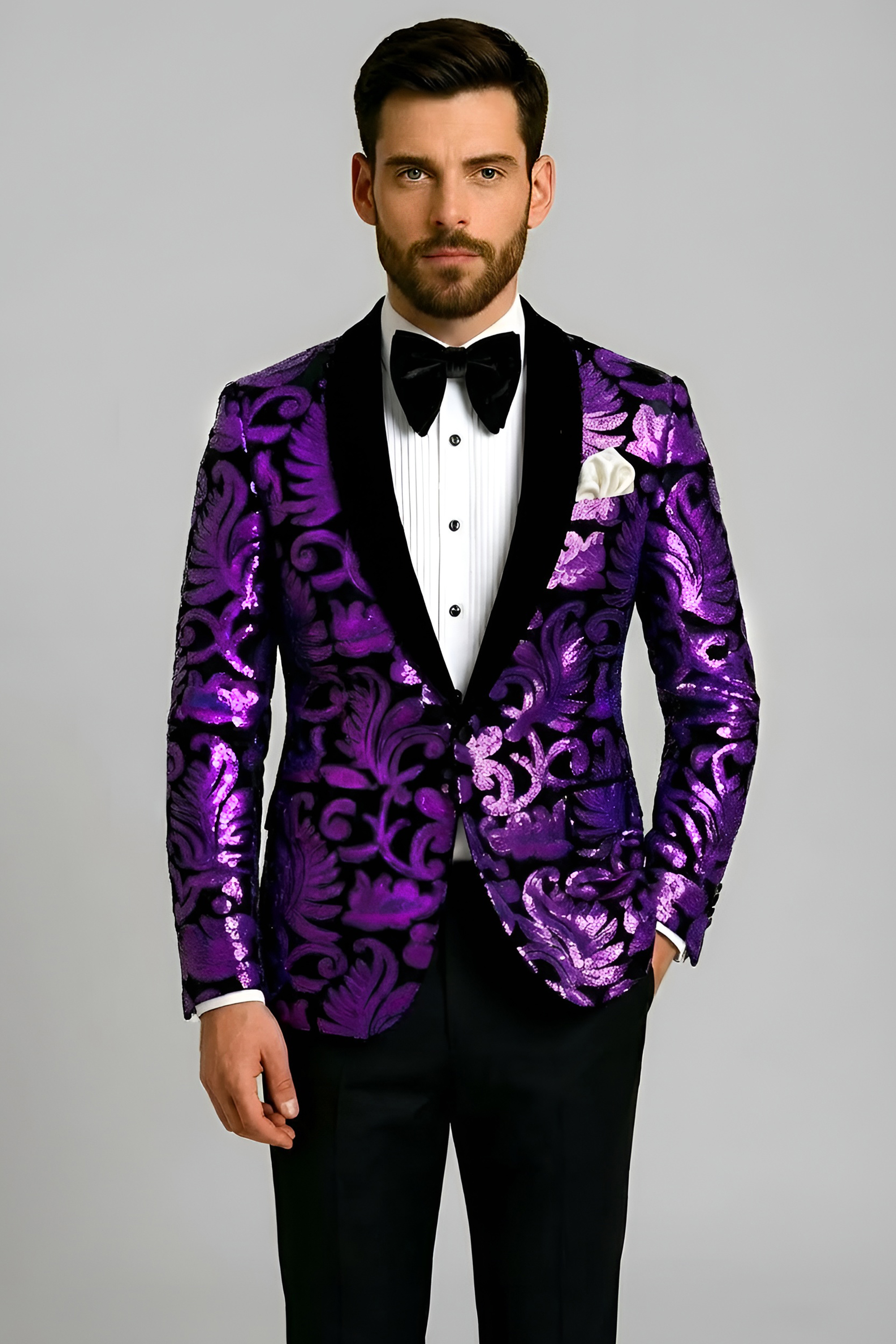 Mens-Black-And-Purple-Wedding-Groom-Prom-Suit-JAcket-from-Gentlemansguru.com