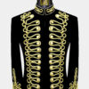Mens-Black-and-Gold-Mandarin-Collar-Jacket-Prom-Wedding-Groom-Blazer-from-Gentlemansguru.com