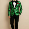 Mens-Black-and-Green-Sequin-Velvet-Suit-For-Prom-Wedding-Mardi-Gras-from-Gentlemansgueru.com