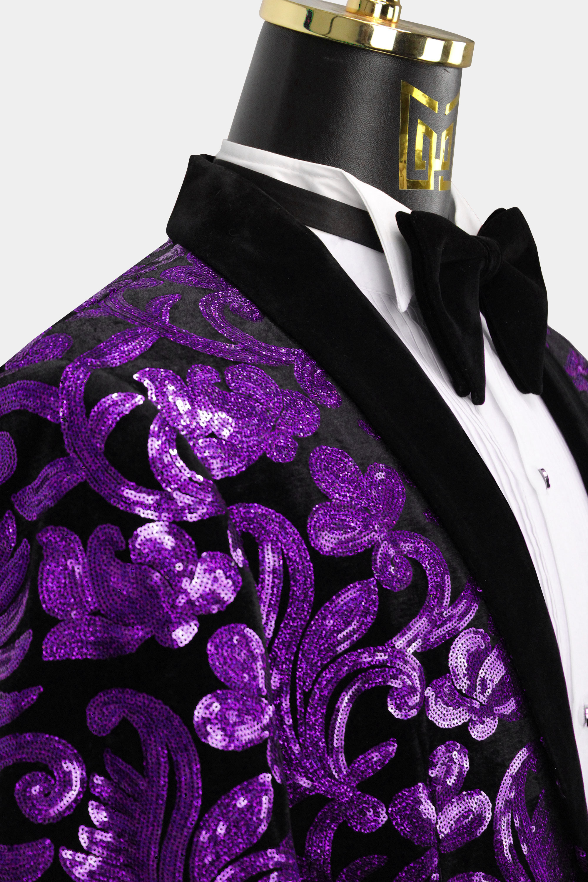 Black and Purple Tuxedo Jacket | Gentleman's Guru