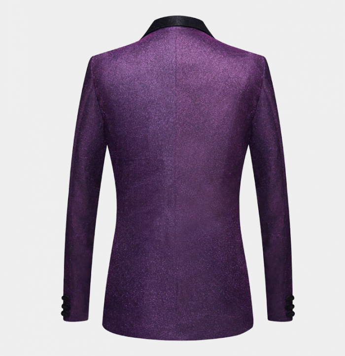 Sparkly Purple Tuxedo Jacket (FREE Shipping) Gentleman's Guru