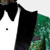 Mens-Green-And-Gold-Sequin-Jacket-Blazer-from-Gentlemansguru.com