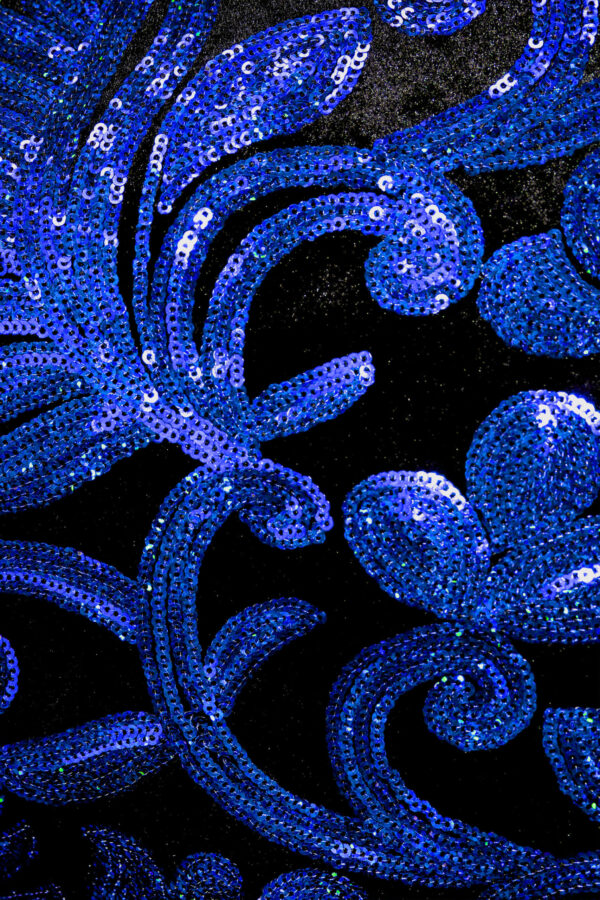 Royal-Blue-and-Black-Material-Fabric-from-Gentlemansguru.com