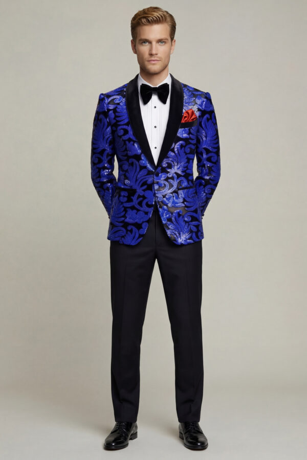 Royal-Blue-and-Black-Sequins-Suit-Men-Wedding-Homecoming-Gala-from-Gentlemansguru.com