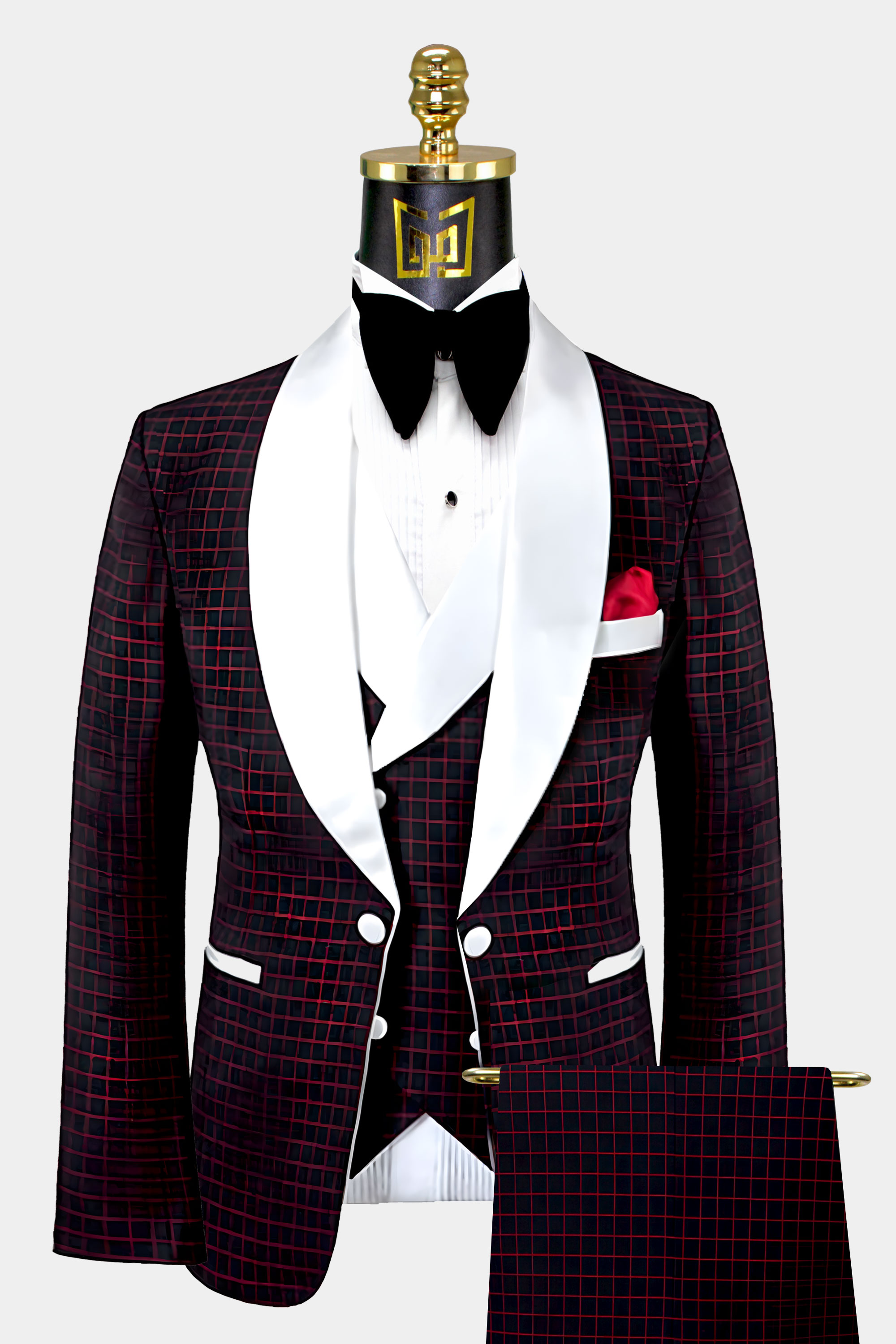 3-Piece-Burgundy-and-White-Tuxedo-Groom-Wedding-Suit-from-Gentlemansguru.com