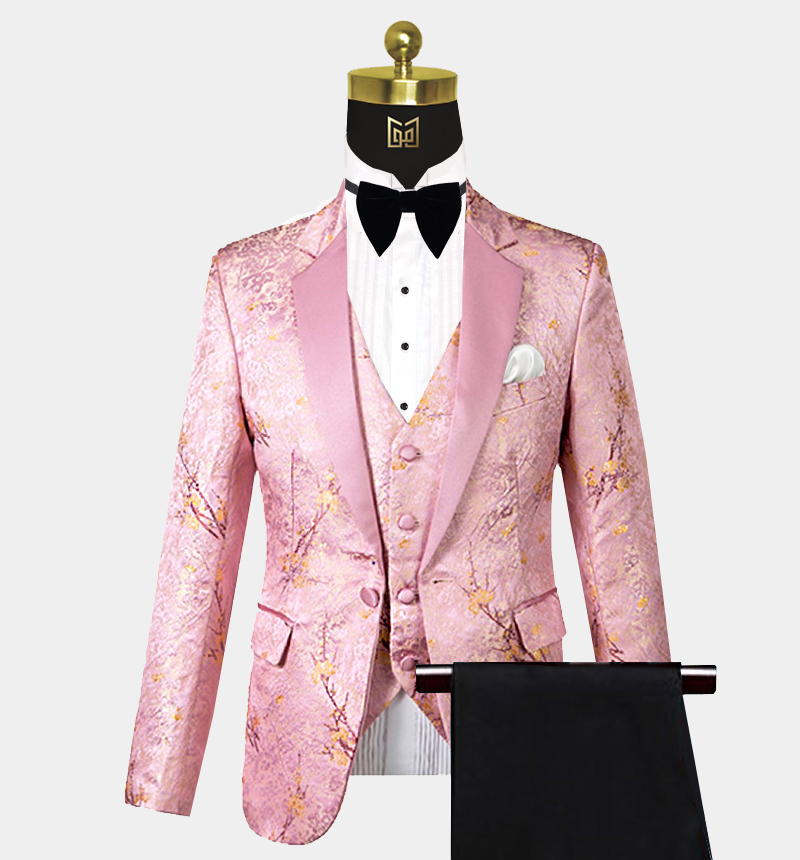 pink tux jacket