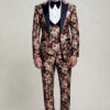 Custom-Bespoke-Tailor-Tuxedo-Suit-Orange-Rustic-Black-from-Gentlemansguru.com