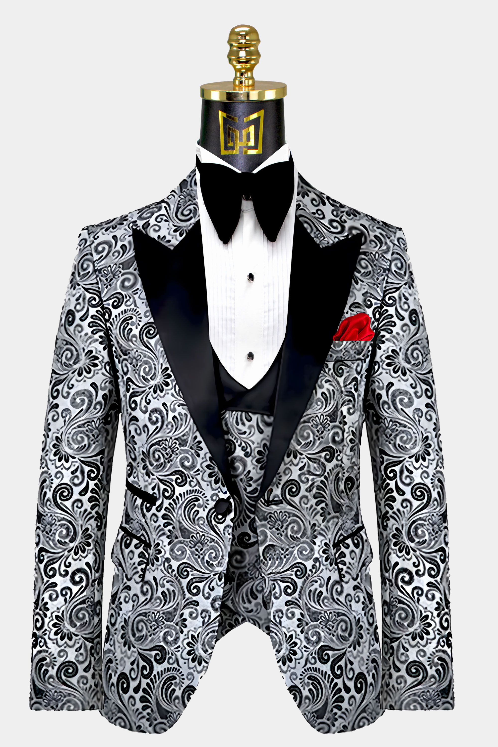 Gray-Paisley-Wedding-Prom-Groom-Tuxedo-Jacket-from-Gentlemansguru.com