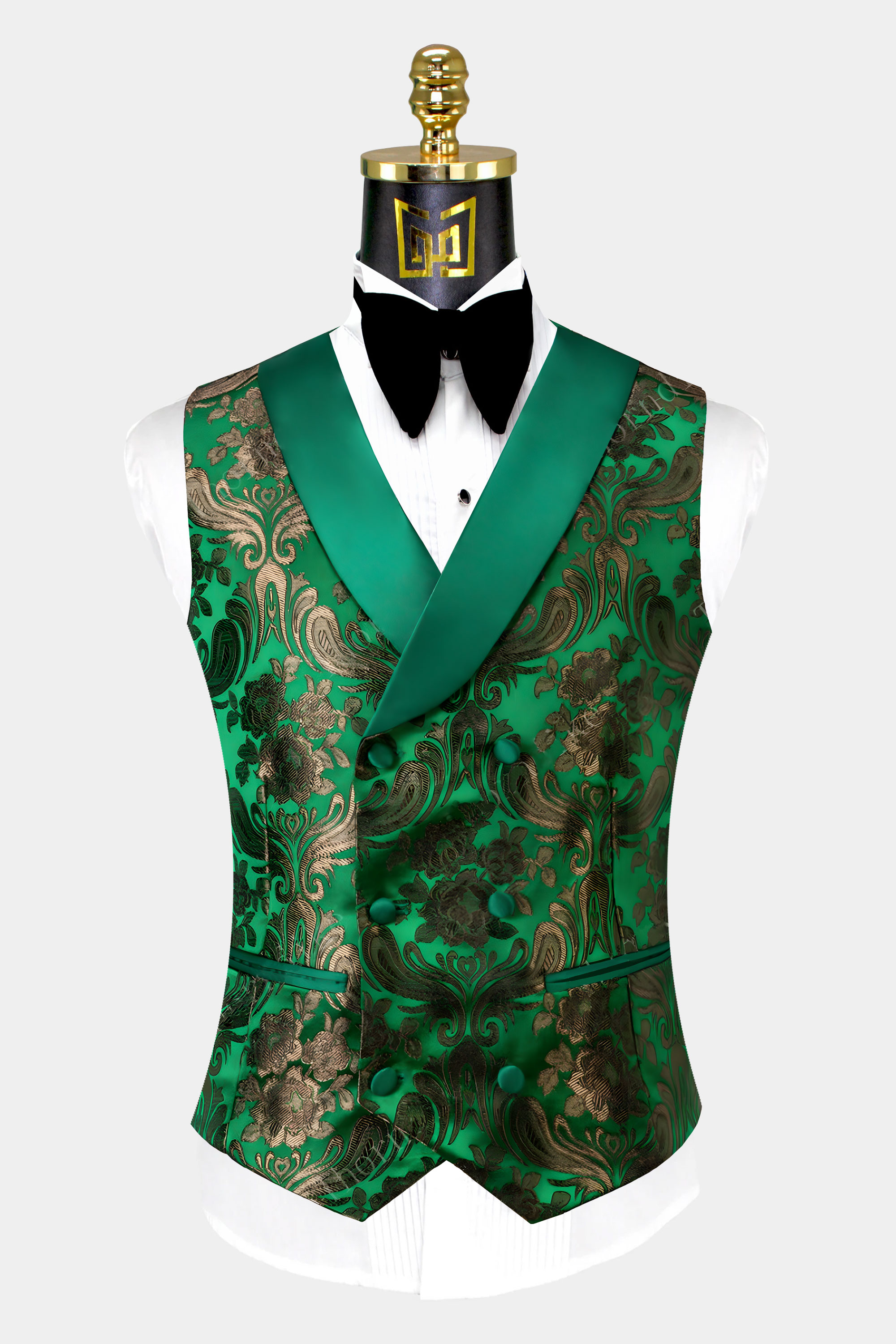 Green-Floral-Tuxedo-Vest-from-Gentlemansguru.com