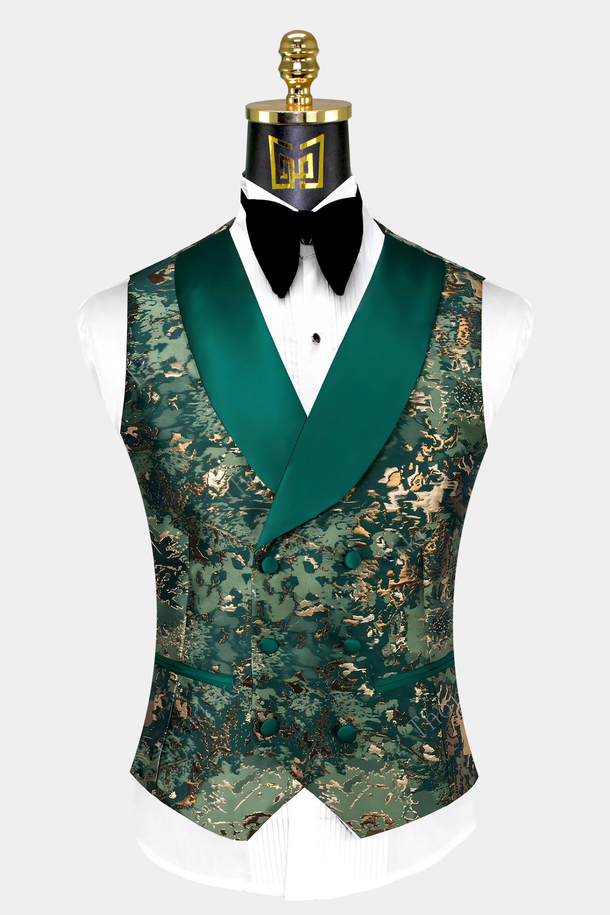 Green-and-Gold-Camo-Tuxedo-Vest-from-Gentlemansguru.com