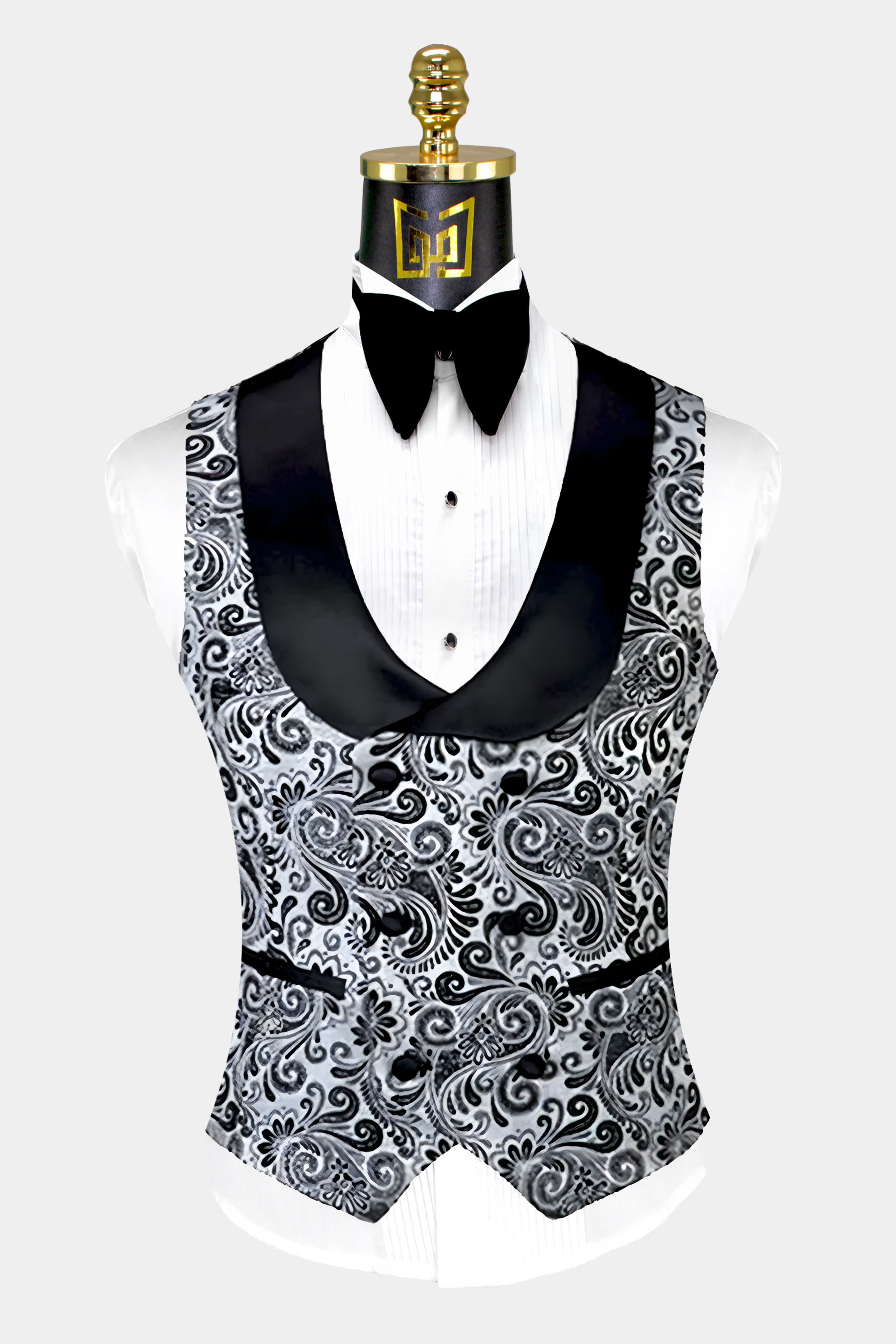 Grey-Paisley-Tuxedo-Vest-from-Gentlemansguru.com