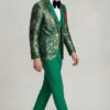 Luxury-Fancy-Green-and)Gold-Groom-Wedding-Tuxedo-Peom-Outfits-from-Gentlemansguru.com