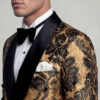 Mens-Black-and-Gold-Groom-Wedding-Tuxedo-Suit-Damask-Prom-Outfit-from-Gentlemansguru.com