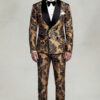 Mens-Black-and-Gold-Velvet-Damask-Tuxedo-Groom-Wedding-Prom-Suit-from-Gentlemansguru.com