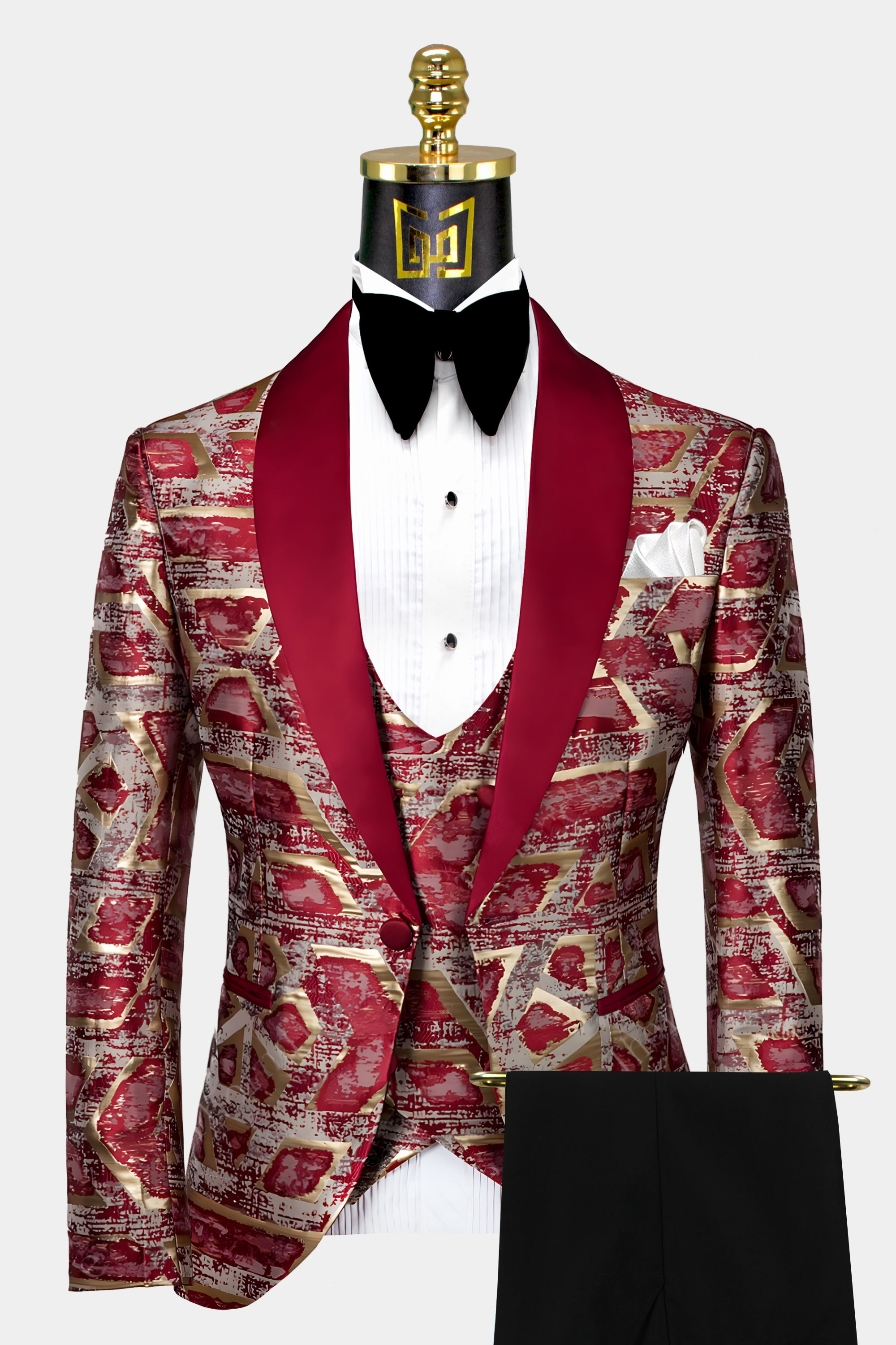 Maroon Smoking Jacket, BUY- 42r