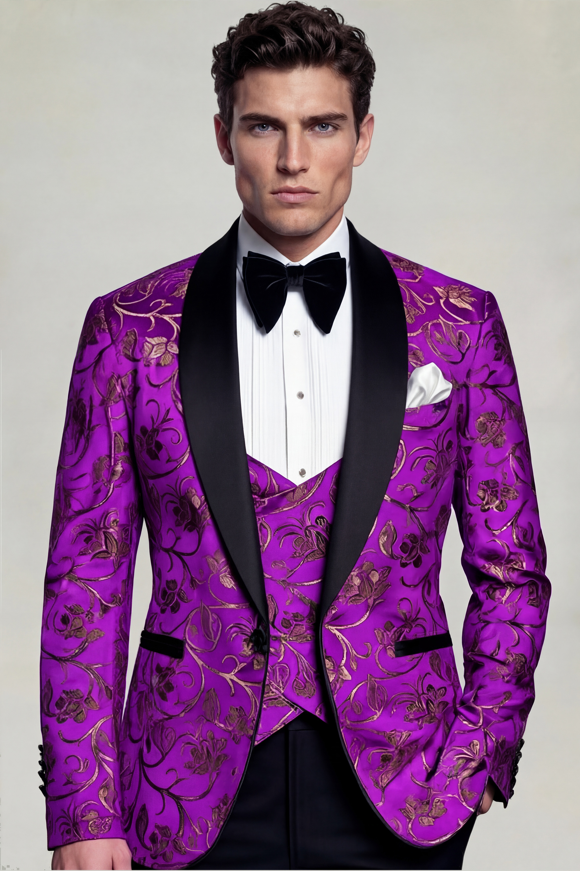 Mens-Purple-and-Gold-Tuxedo-Groom-Wedding-Suit-from-Gentlemansguru.com