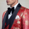 Mens-Red-and-Gold-Floral-Tuxedo-Wedding-Suit-from-Gentlemansguru.com