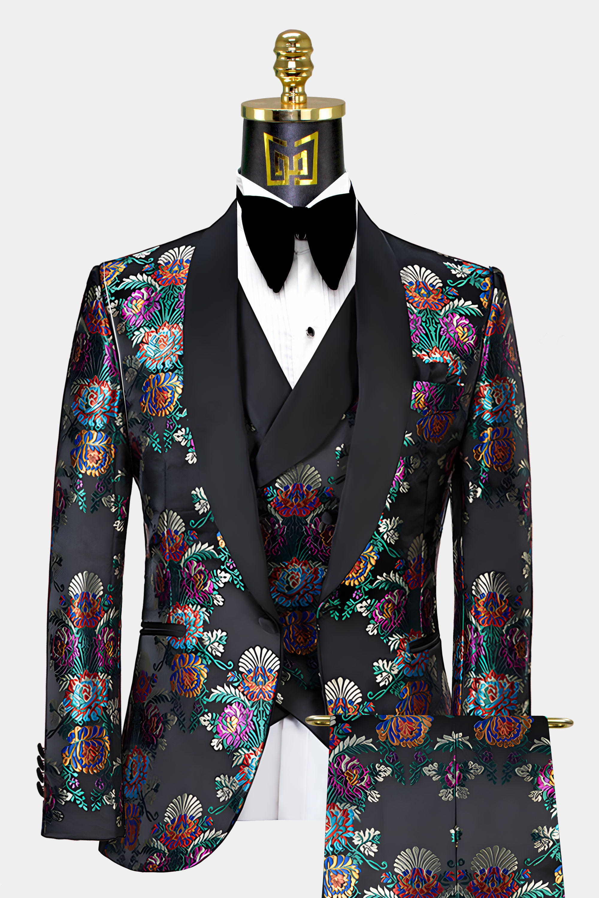 Multi-Color-Tuxedo-Wedding-Groom-Prom-Suit-from-Gentlemansguru.com