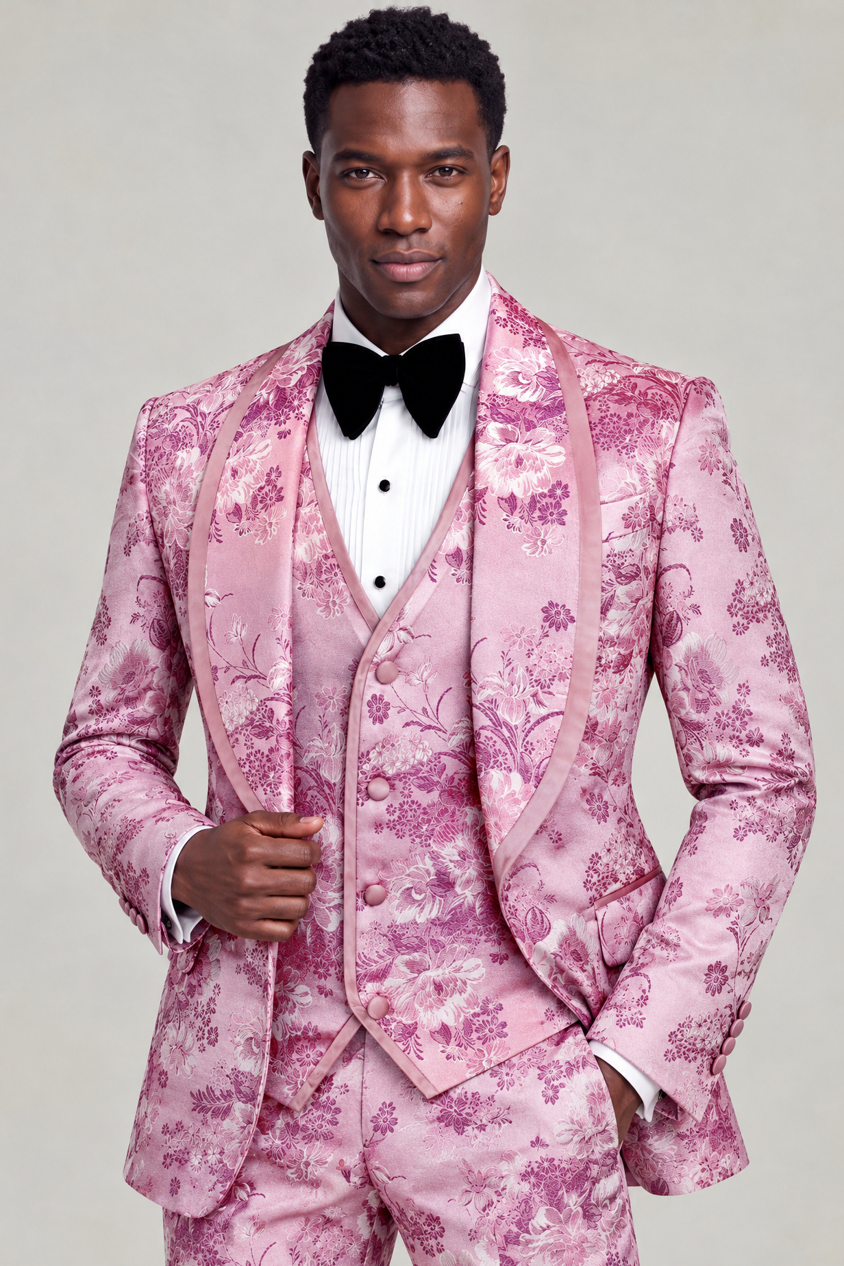 Rose Pink Tuxedo Cropped Studio Thumbnail from Gentlemansguru.com