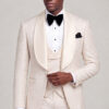 All Champagne Tuxedo Side Front Jacket Styling Portrait from Gentlemansguru.com