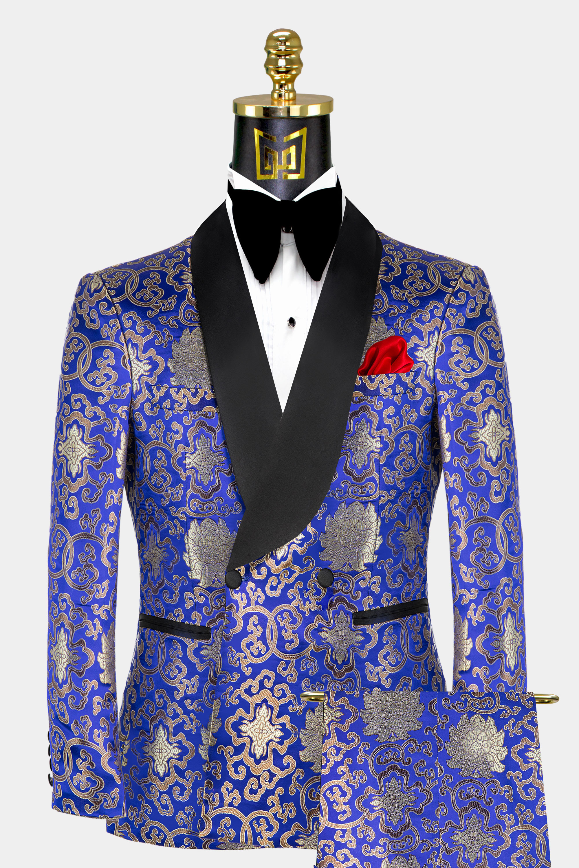 Gold-and-Blue-Tuxedo-Weddin-Groom-Prom-Suit-For-Men-from-Gentlemansguru.com