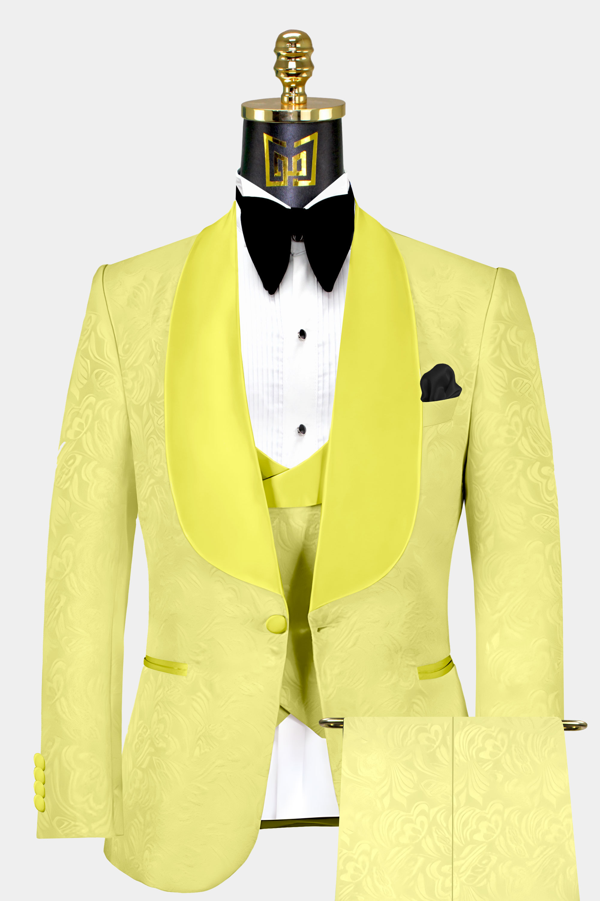 Yellow tuxedo shop