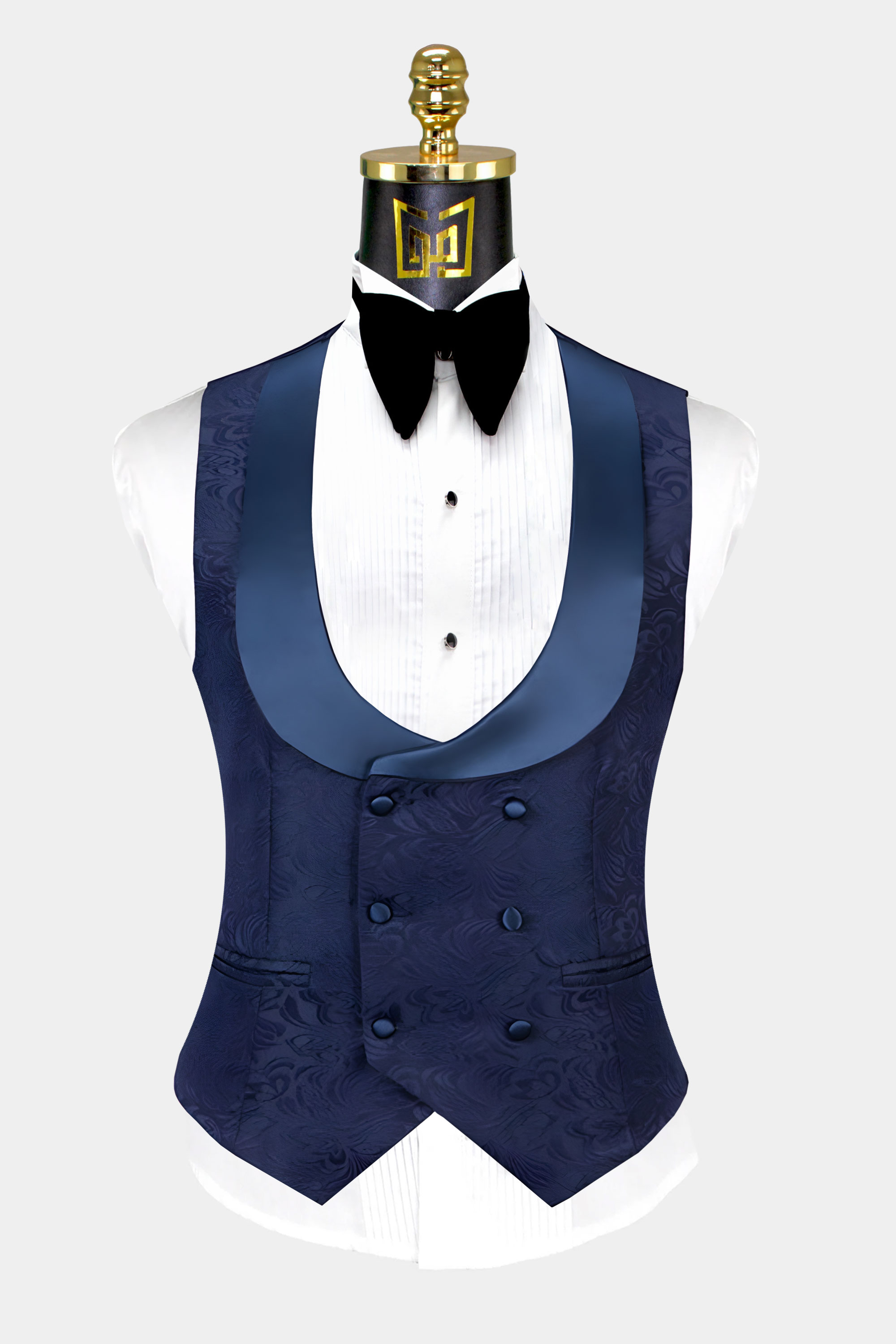 Navy-Blue-Shawl-Collar-Tuxedo-Vest-from-Gentlemansguru.com