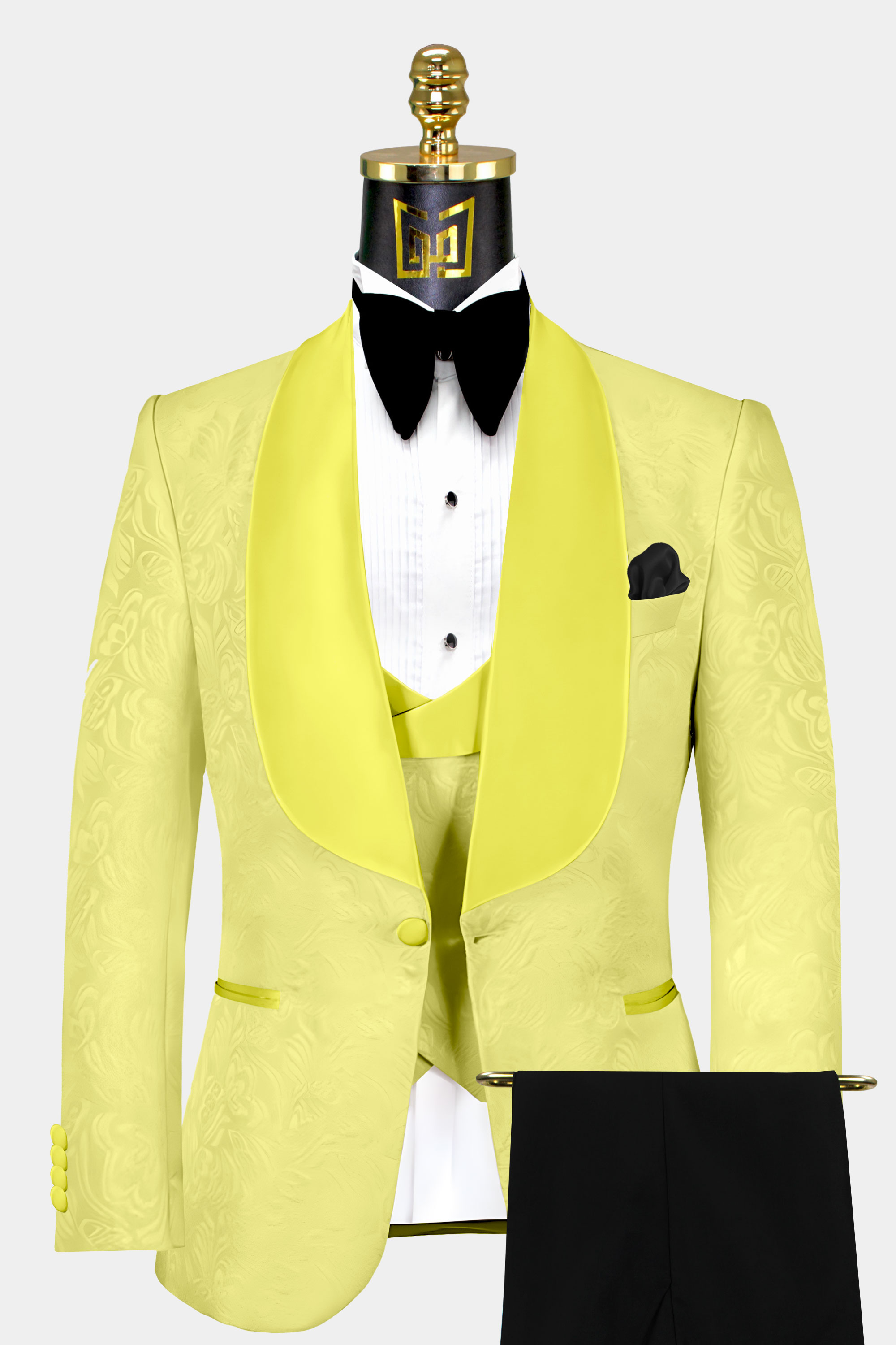 Yellow-and-Black-Tuxedo-Wedding-Groom-Suit-from-Gentlemansguru.com