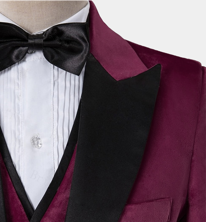 Burgundy Velvet Tuxedo Suit | Gentleman's Guru