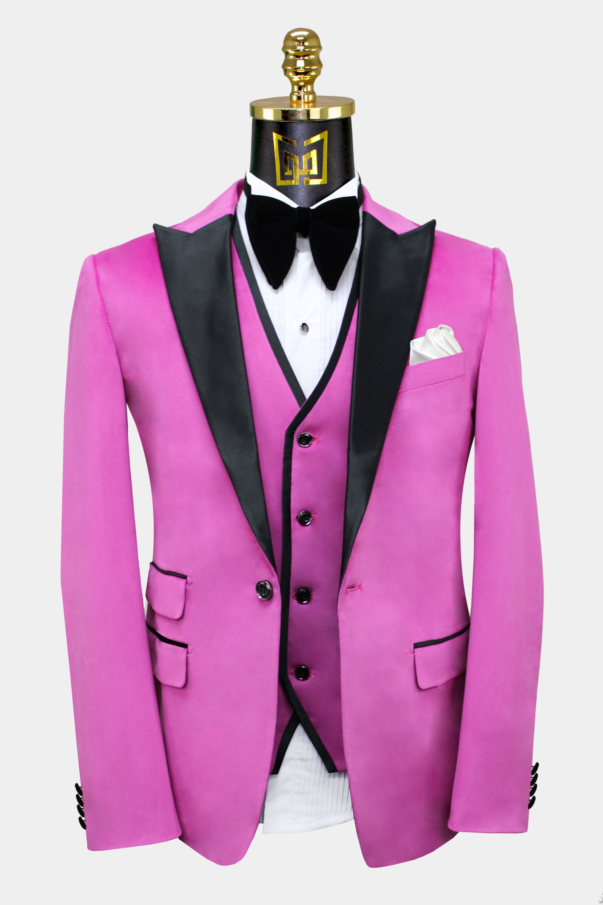 Pink Velvet Tuxedo - 3 Piece | Gentleman's Guru