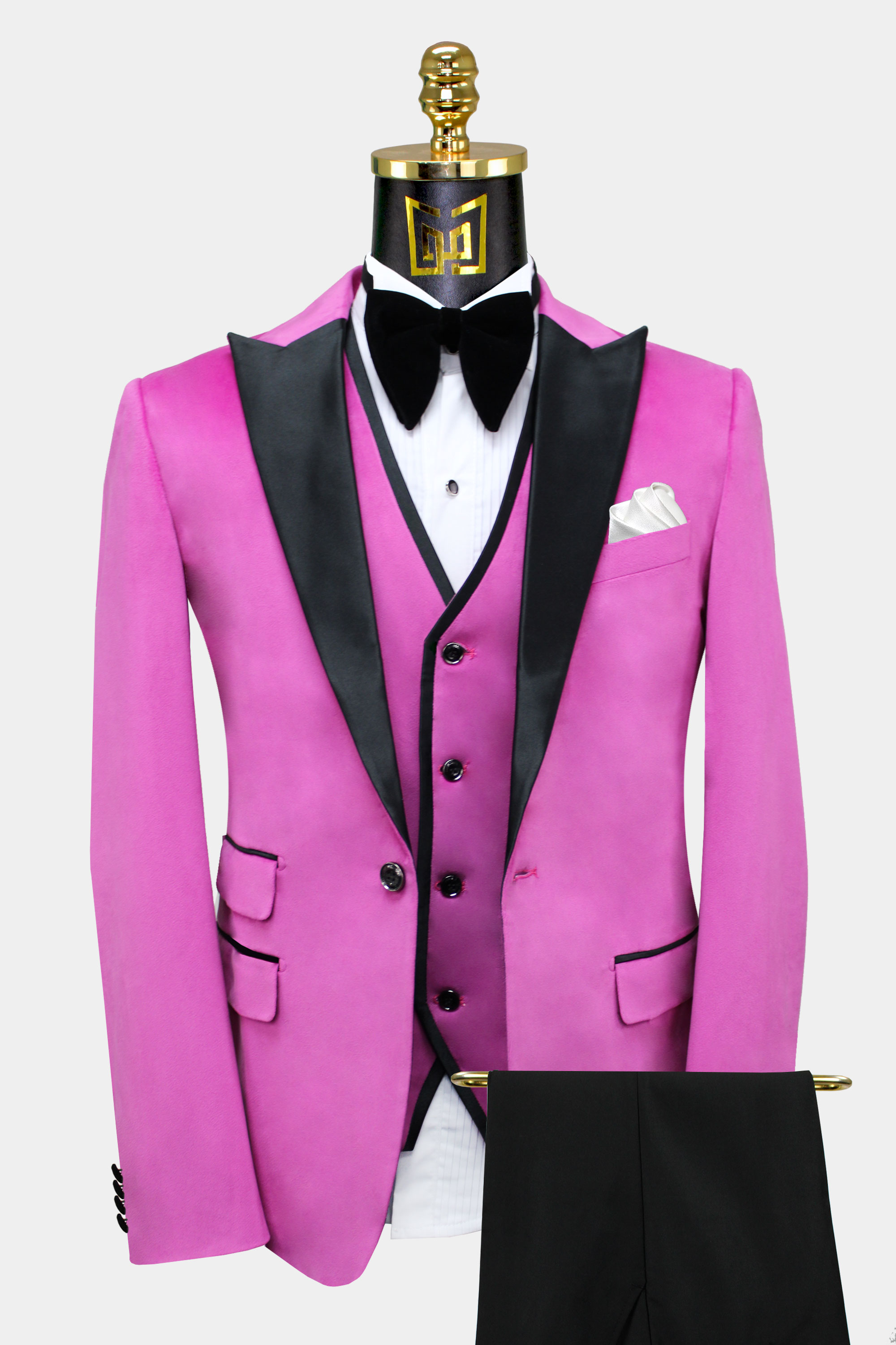 Pink Velvet Tuxedo - 3 Piece | Gentleman's Guru