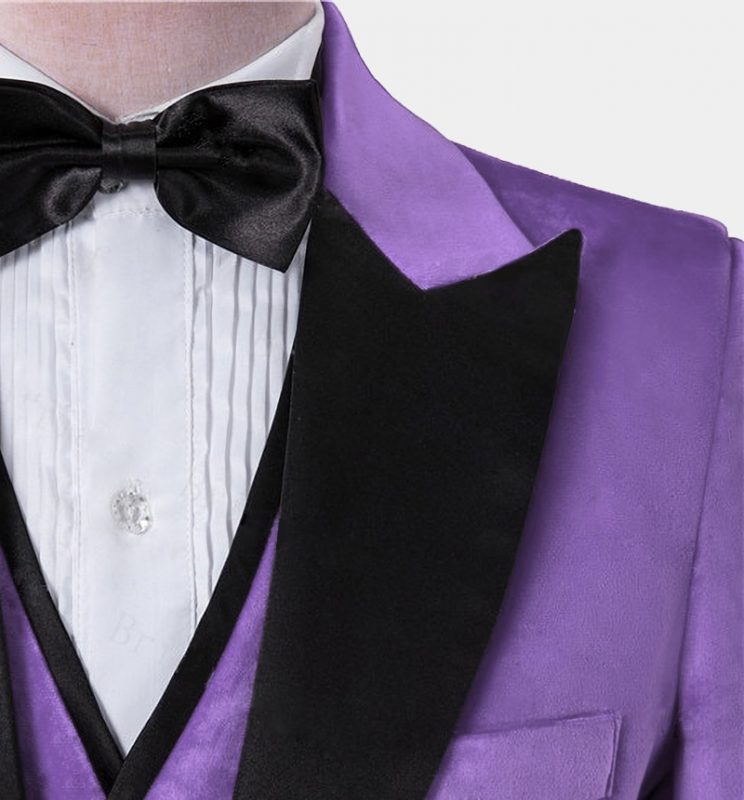 Purple Velvet Tuxedo Suit - 3 Piece | Gentleman’s Guru