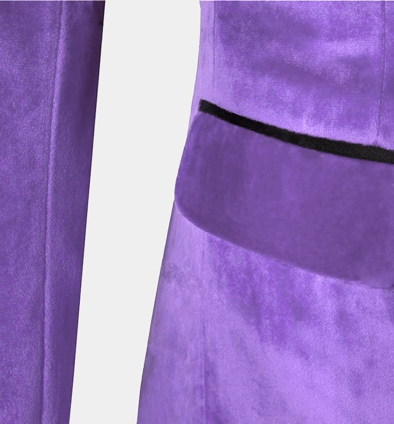 Iris Purple Velvet Tuxedo