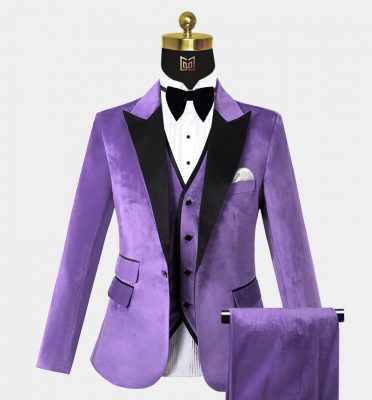 Purple Velvet Tuxedo Suit - 3 Piece | Gentleman's Guru