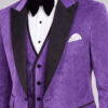 Purple Velvet Tuxedo Lapel and Velvet Detail from Gentlemansguru.com