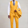 All Gold Suit Four Button Vest Full Body Carrying Jacket from Gentlemansguru.com