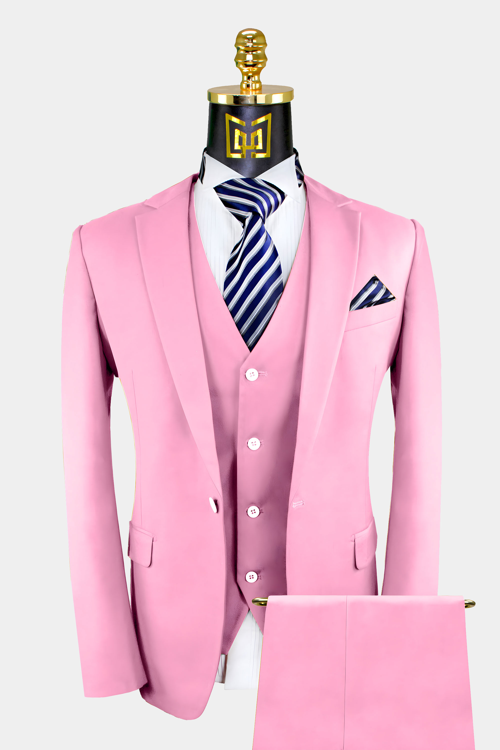 Light-Pink-Suit-For-Men,-Groom-Wedding-Tuxedo-from-Gentlemansguru.com