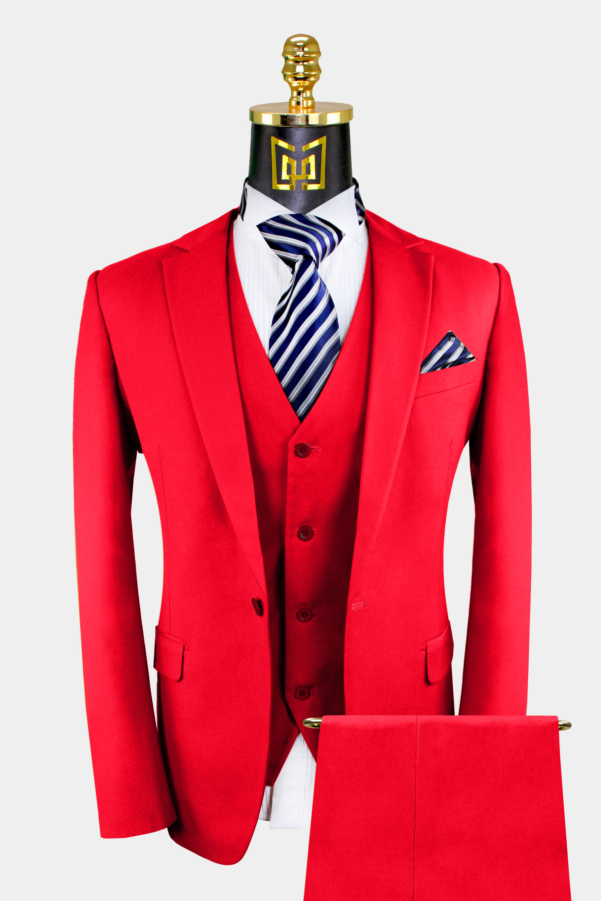 Classic All Red Suit 3 Piece