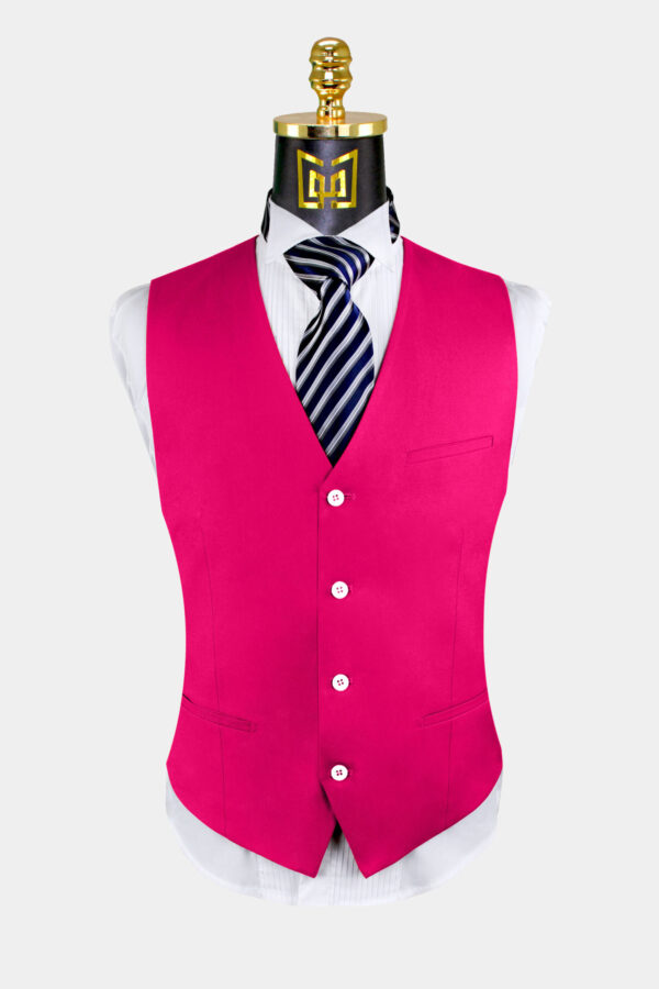 Mens-Hot-Pink-Suit-Vest-from-Gentlemansguru.com