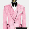 Black-and-Light-Pink-Suit-Groom-Wedding-Prom-Tuxedo-from-Gentlemansguru.com