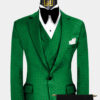 Mens-Black-and-Green-Polka-Dot-Wedding-Groom-Suit-from-Gentlemansguru.com