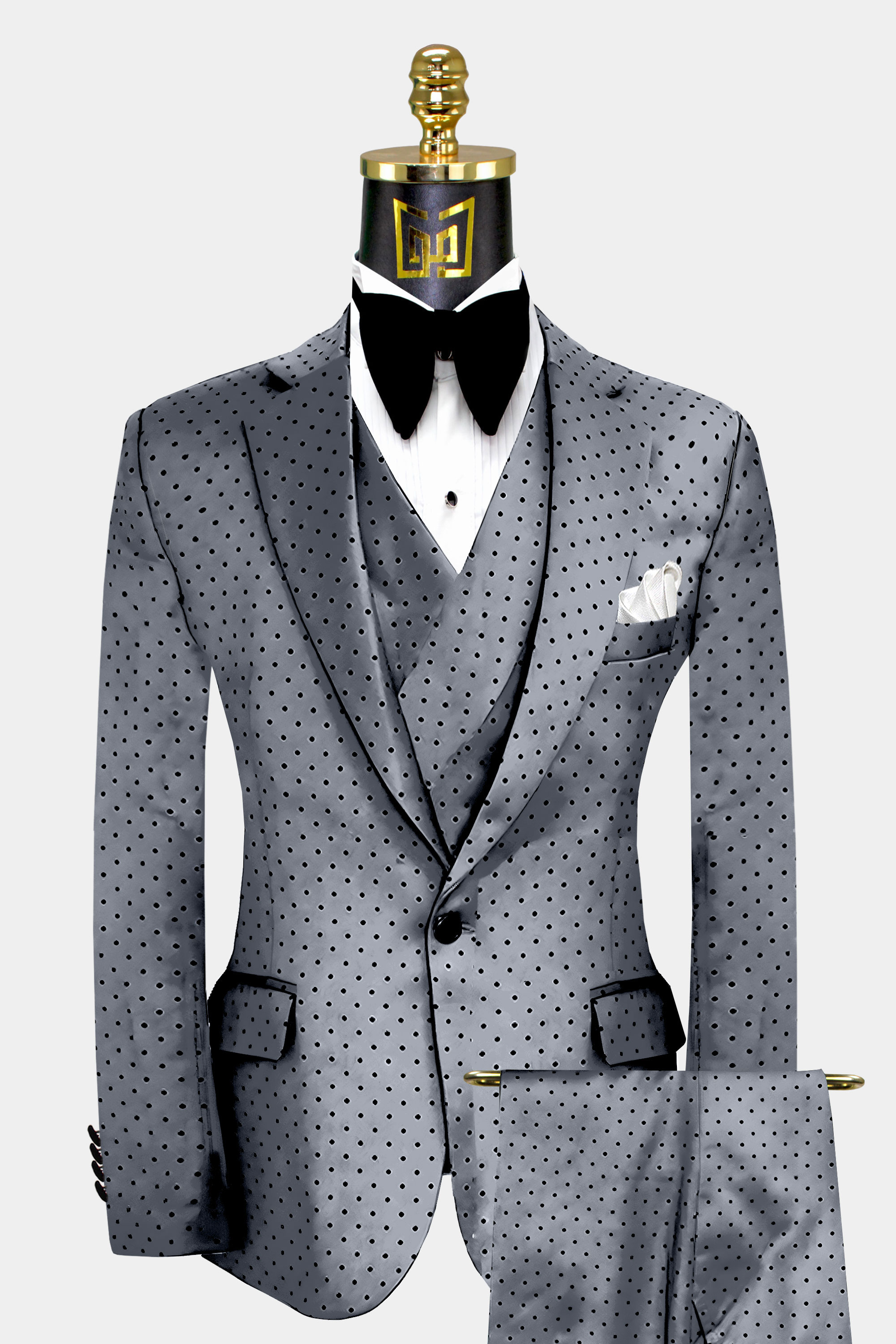 Mens grey 3 sales piece wedding suits