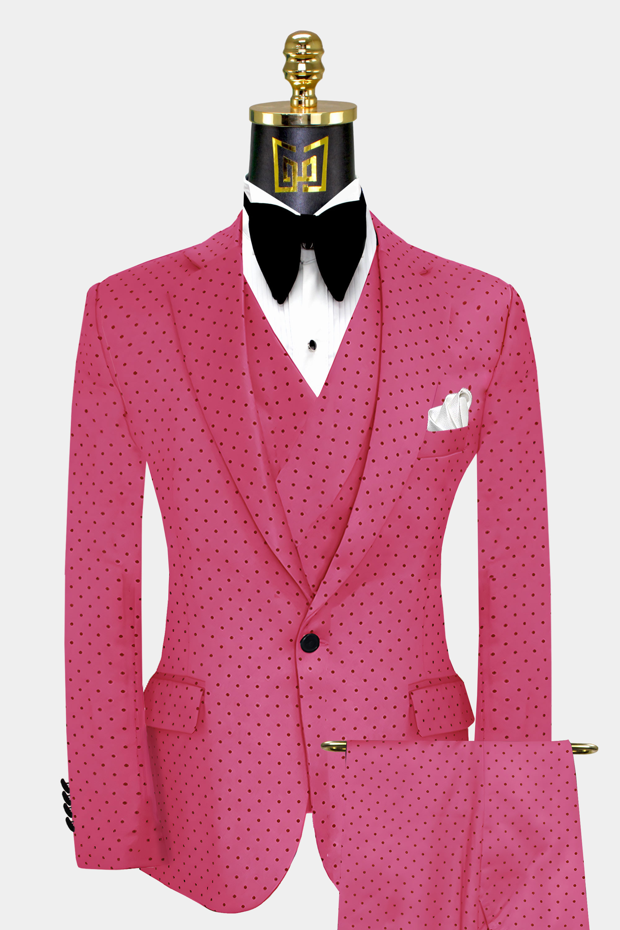 Hot pink tuxedo dress on sale