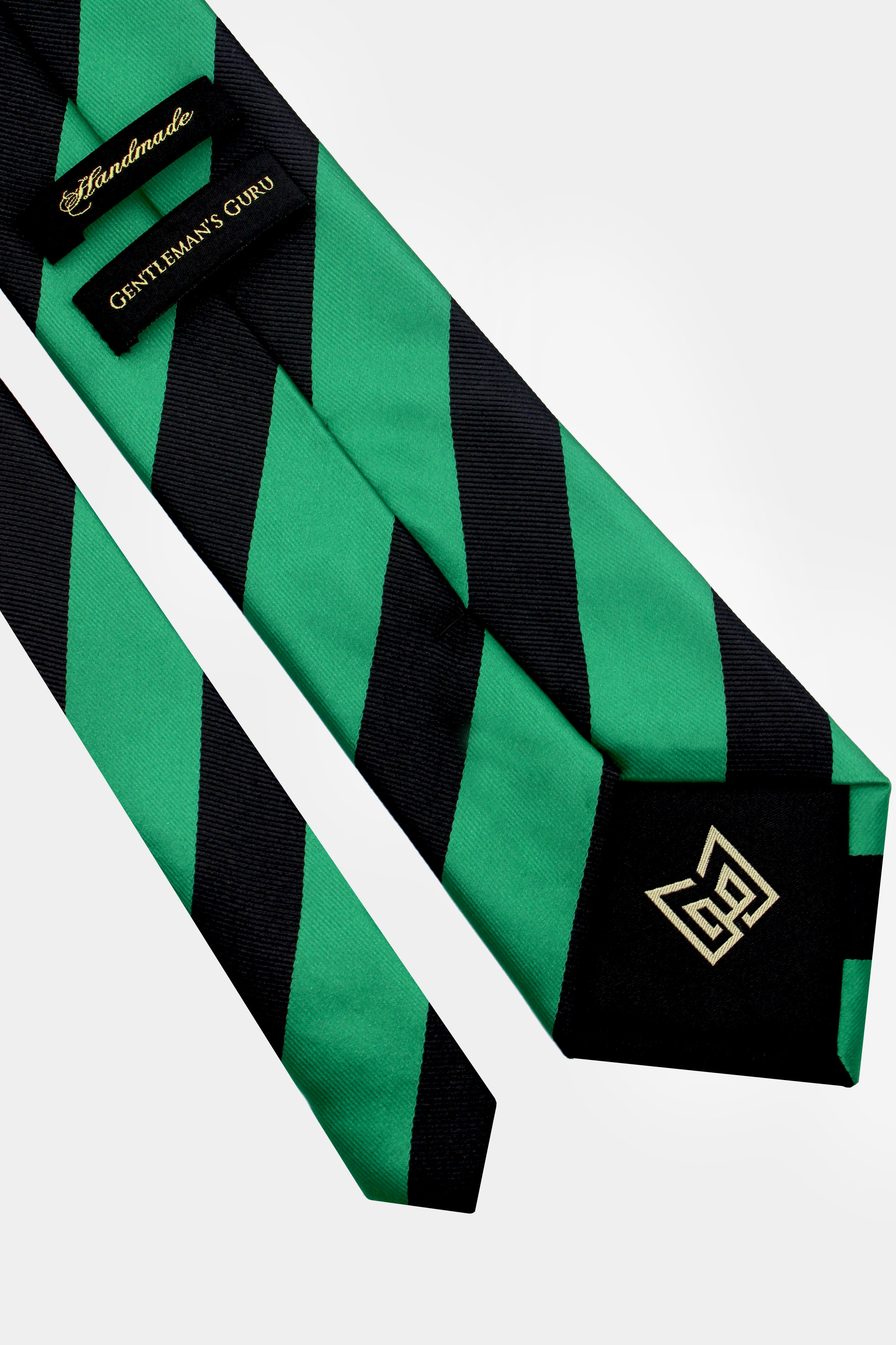 Black-and-Green-Striped-Tie-from-Gentlemansguru.com