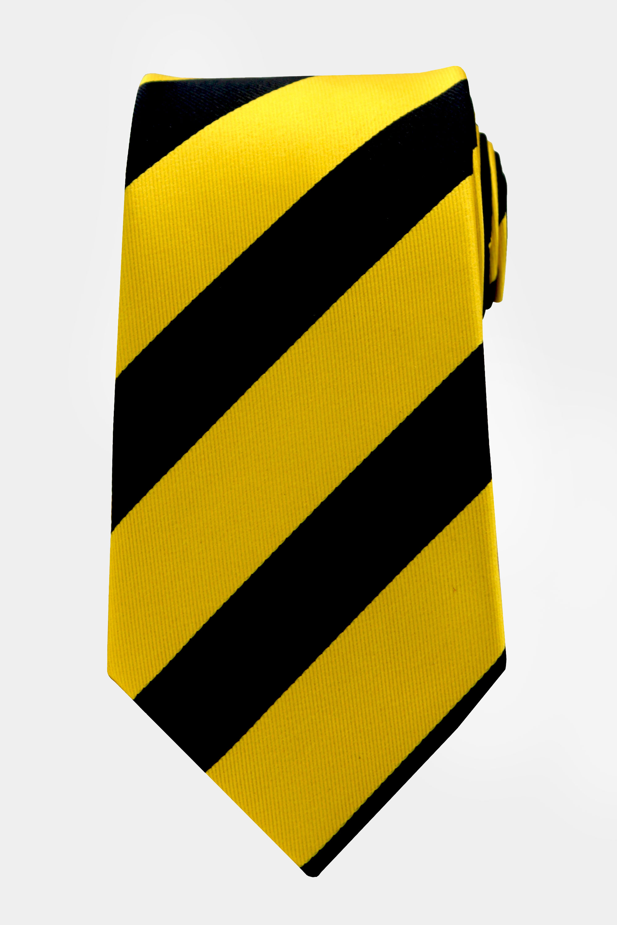 Gold-and-Black-Striped-Tie-set-from-Gentlemansguru.com