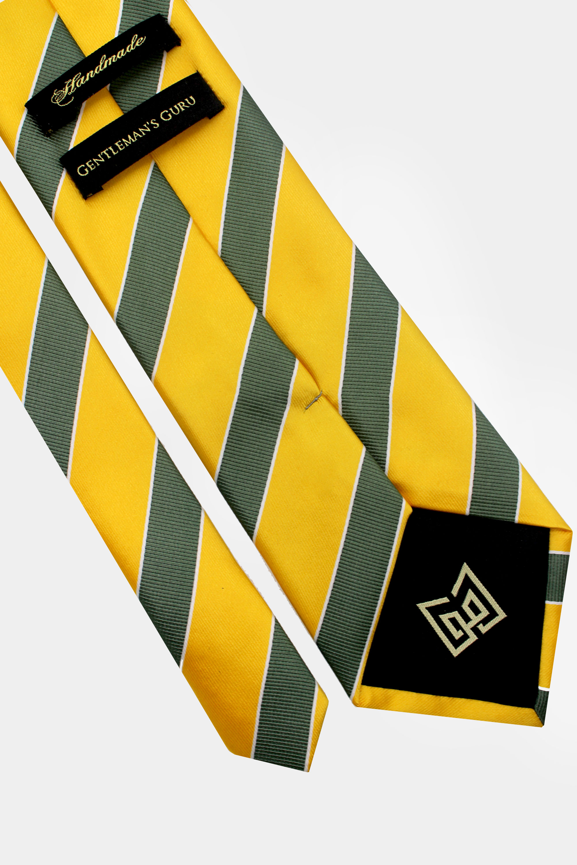 Gold-and-Green-Striped-Tie-from-Gentlemansguru.com