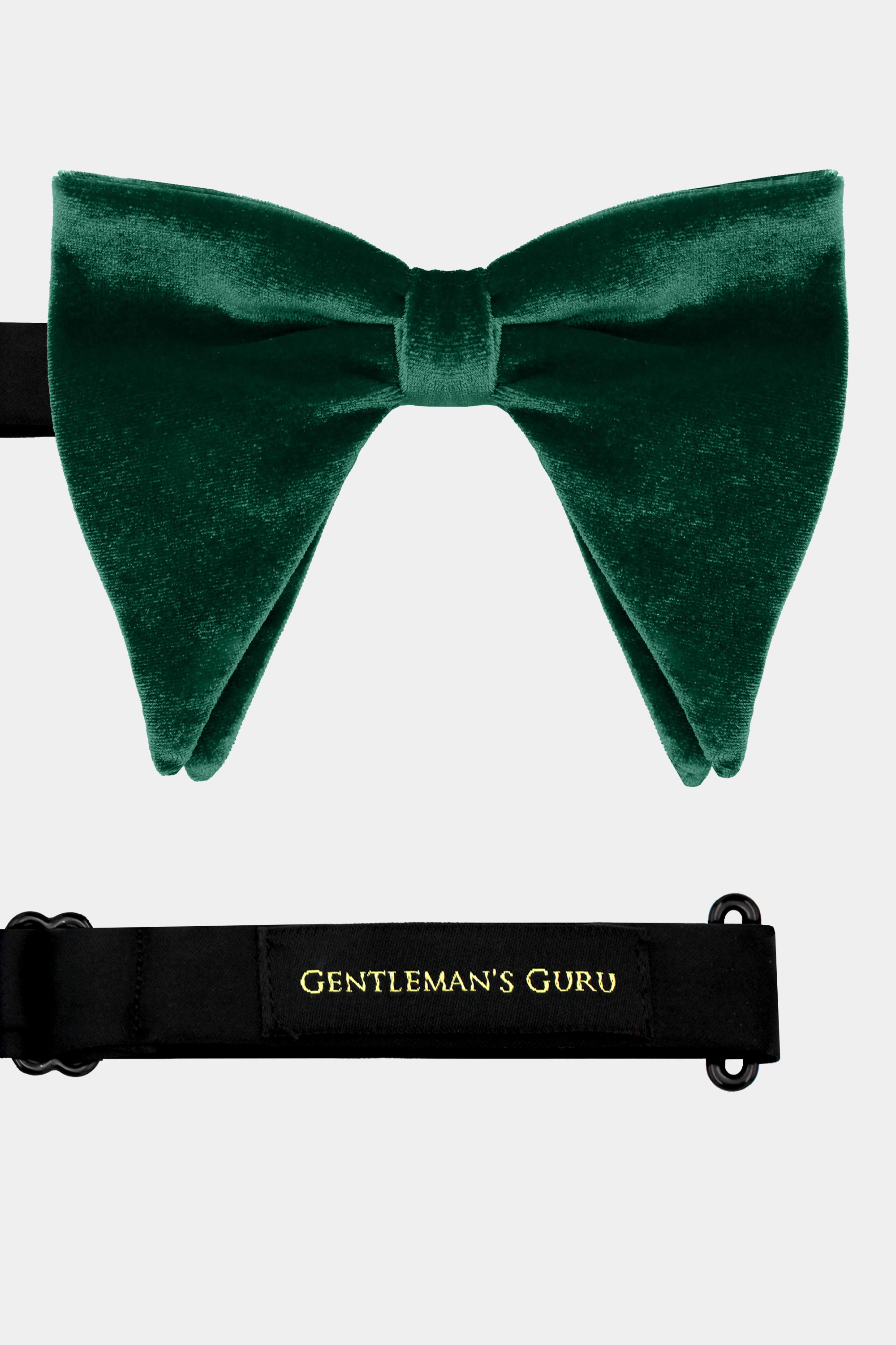 Luxury-Green-Velvet-Bow-Tie-from-Gentlemansguru.com
