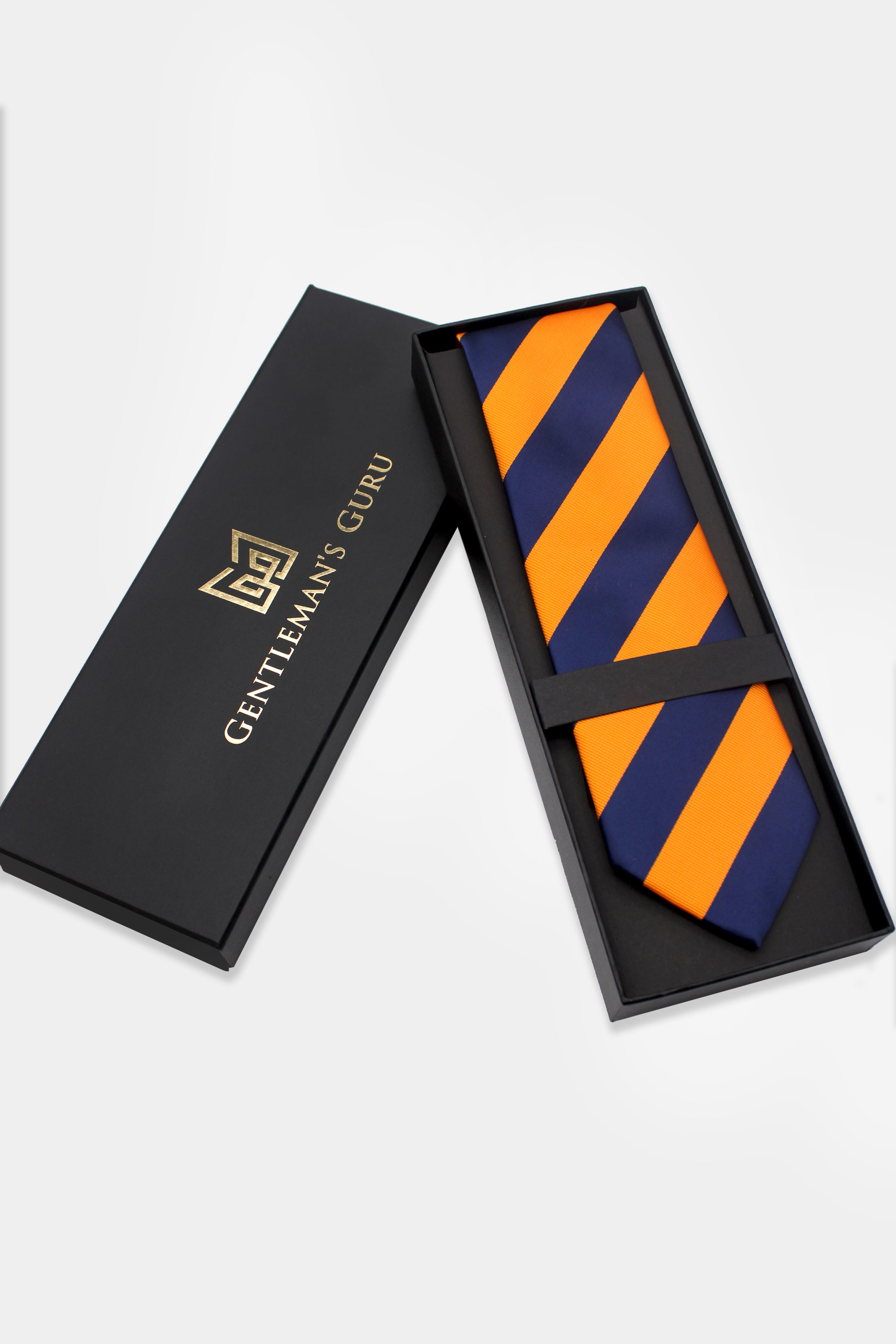 Navy-Blue-and-Orange-Necktie-Tie-Wedding-from-Gentlemansguru.com
