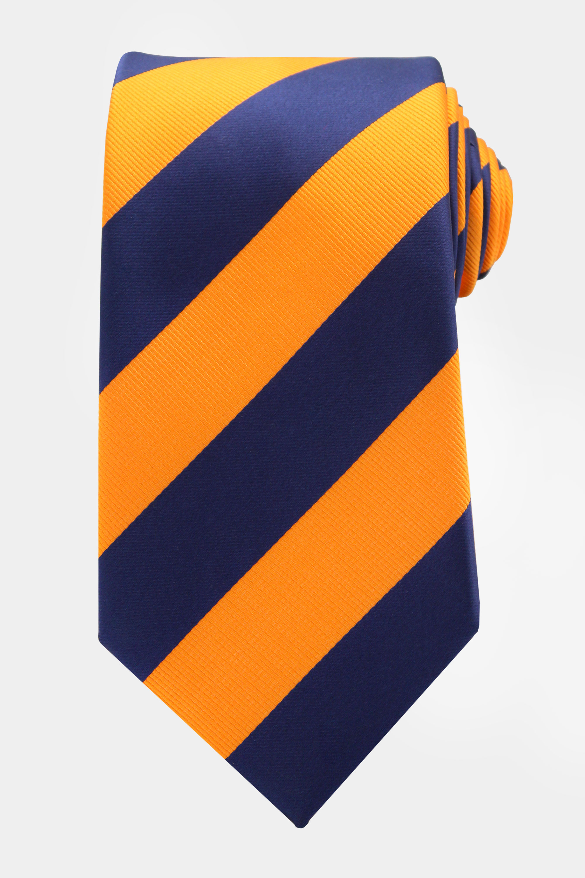 Orange-and-Navy-Blue-Striped-Tie-from-Gentlemansguru.com