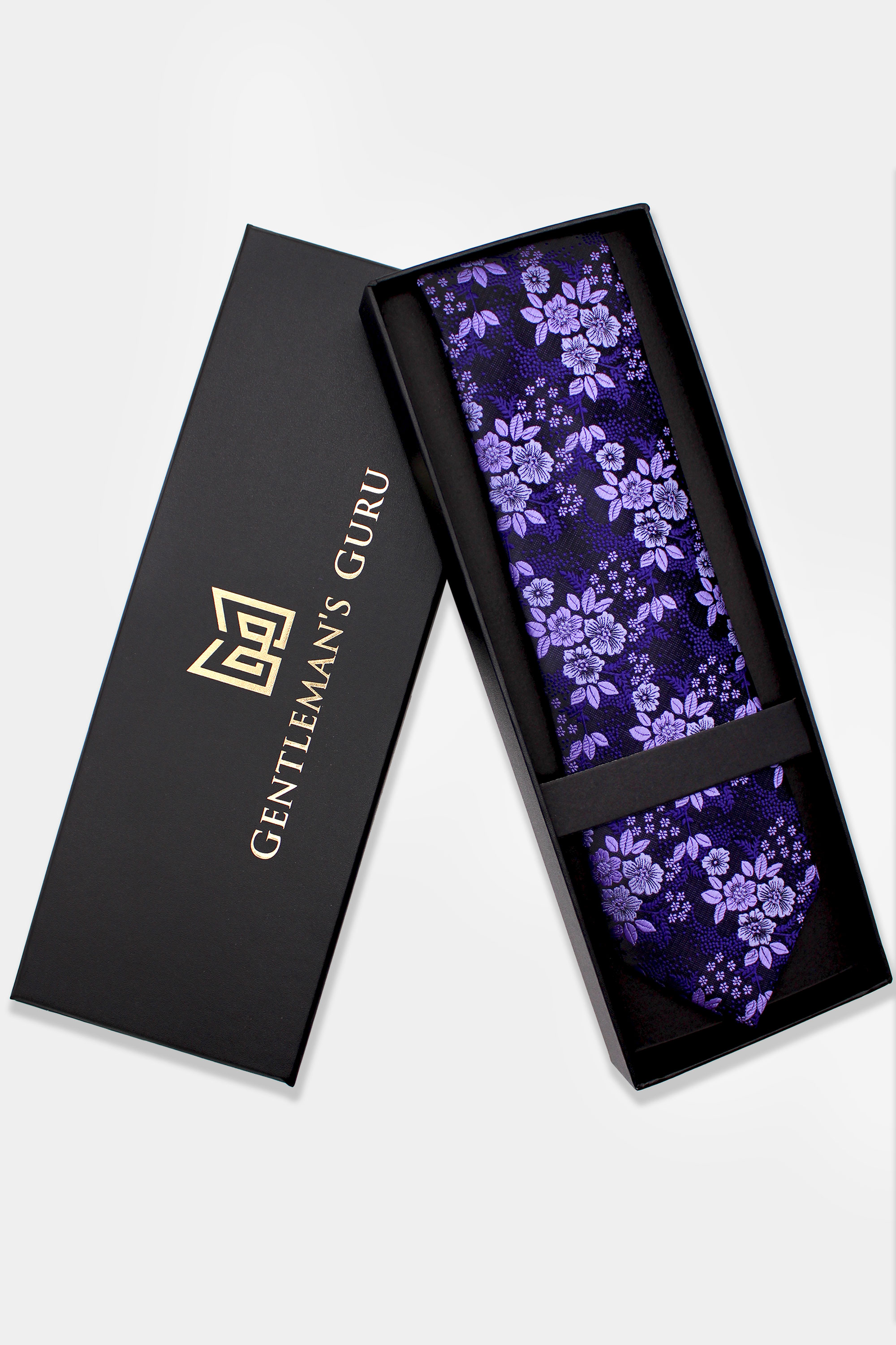 Purple-Floral-Necktie-Lavender-Tie-Wedding-from-Gentlemansguru.com